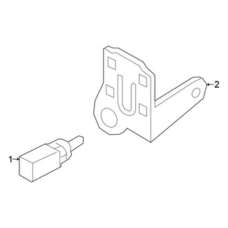 Volkswagen OE - Front Bumper & Grille - Electrical Components (Air Temperture Sensor), (S / SE / SEL / SEL Premium)