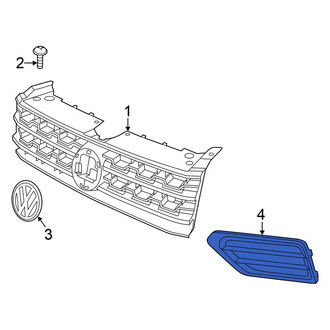 Volkswagen OE - Front Right Grille
