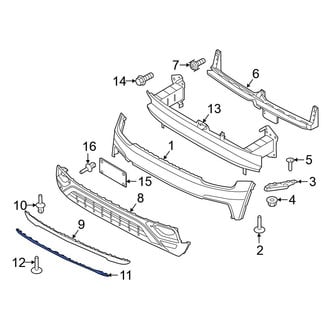 Volkswagen OE - Rear Valance Panel