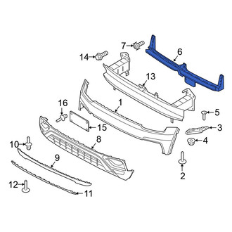 Volkswagen OE - Front Bumper Cover Support Rail