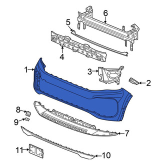 Volkswagen OE - Front Bumper Cover