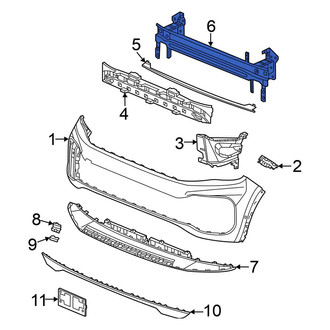 Volkswagen OE - Front Bumper Impact Bar