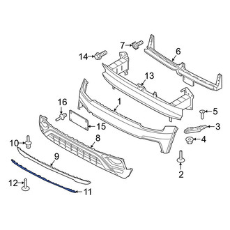 Volkswagen OE - Rear Valance Panel