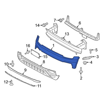 Volkswagen OE - Front Lower Bumper Cover