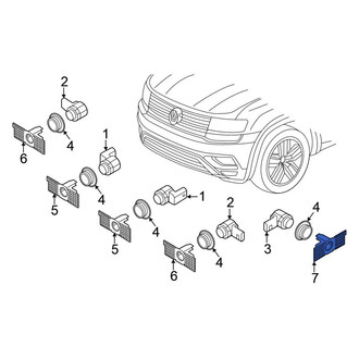 Volkswagen OE - Rear Center Parking Aid Sensor Bracket