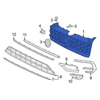 Volkswagen OE - Front Center Grille