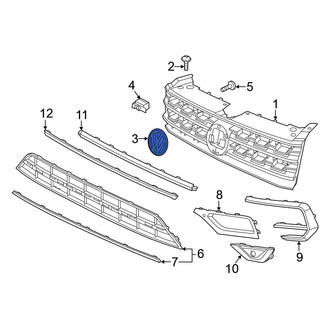 Volkswagen OE - Front Grille Emblem
