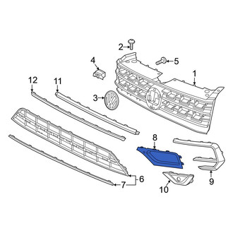Volkswagen OE - Front Left Grille