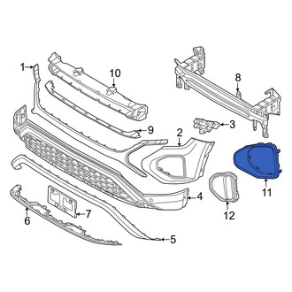 Volkswagen OE - Front Left Bumper Trim
