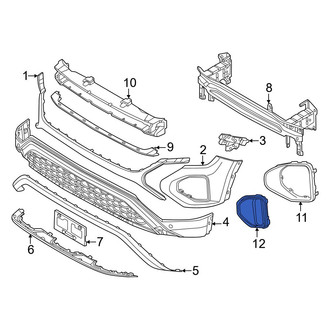 Volkswagen OE - Front Right Grille Molding