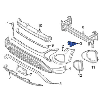 Volkswagen OE - Front Left Bumper Cover Bracket