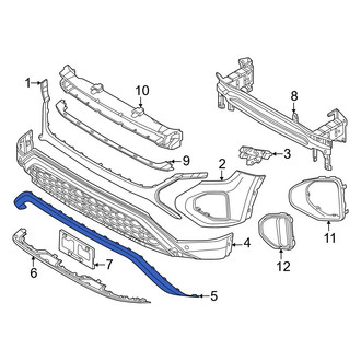 Volkswagen OE - Front Bumper Trim