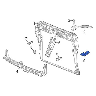 Volkswagen OE - Front Right Lower Frame Side Member Bracket