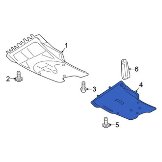 Volkswagen OE - Front Powertrain Skid Plate