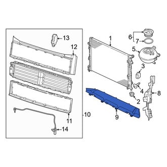 Volkswagen OE - Radiator Support Air Duct