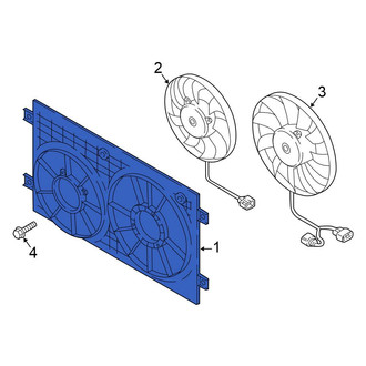Volkswagen OE - Engine Cooling Fan Shroud