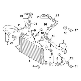 Volkswagen OE - Cooling - Intercooler