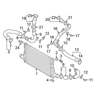 Volkswagen OE - Cooling - Intercooler (2.0L)