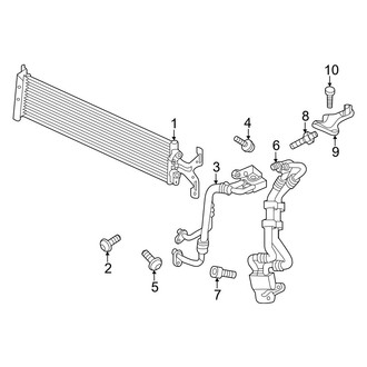 Volkswagen OE - Cooling - Trans Oil Cooler (Peak Edition SE / SE / SEL / SEL Premium R-Line)