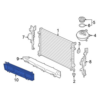 Volkswagen OE - Radiator Support Air Deflector Seal