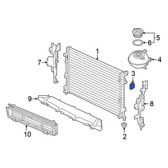 Volkswagen OE - Radiator Insulator