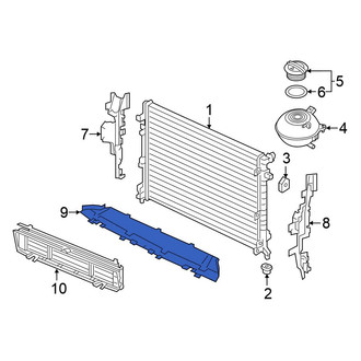 Volkswagen OE - Lower Radiator Support Baffle