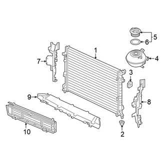 Volkswagen OE - Cooling - Radiator & Components (Launch Edition / S / SE / SEL / SEL Premium 3.6L)