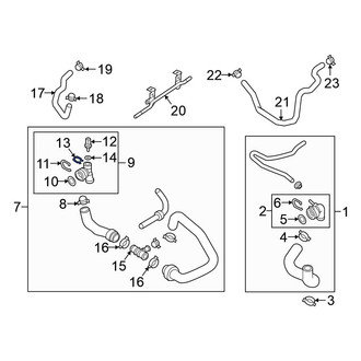 Volkswagen OE - Engine Coolant Temperature Sensor C-Clip