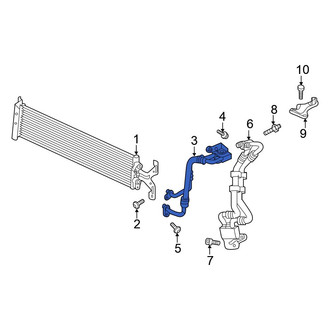 Volkswagen OE - Automatic Transmission Oil Cooler Hose Assembly