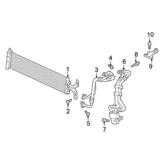 Volkswagen OE - Cooling - Trans Oil Cooler (S / SE / SE R-Line / SEL / SEL Premium / SEL R-Line 3.6L)
