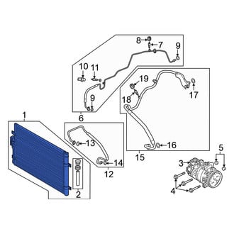 Volkswagen OE - A/C Condenser