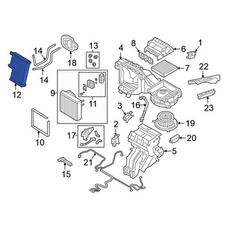 Volkswagen OE - HVAC Heater Core