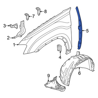 Volkswagen OE - Front Right Fender Filler Panel