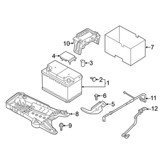 Volkswagen OE - Electrical - Battery (Launch Edition / S / SE / SEL / SEL Premium)