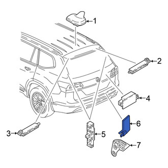 Volkswagen OE - Mobile Phone Antenna