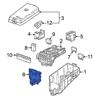 Volkswagen OE - Fuse and Relay Center Cover
