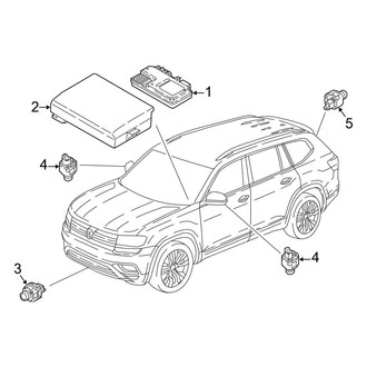 Volkswagen OE - Electrical Components (Camera System), (SEL Premium)