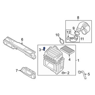 Volkswagen OE - Air Filter Housing Bolt