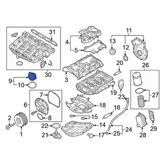Volkswagen OE - Engine Oil Filler Cap