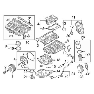 Volkswagen OE - Engine / Transaxle - Engine Parts (2.0L)