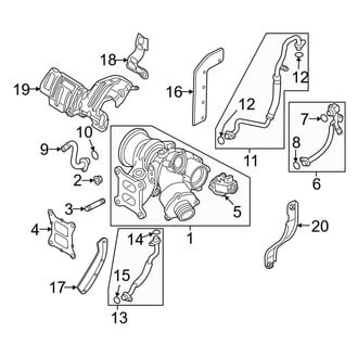 Volkswagen OE - Engine / Transaxle - Turbocharger & Components (2.0L)