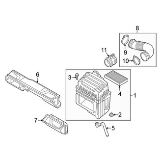 Volkswagen OE - Engine / Transaxle - Air Intake (3.6L)