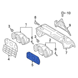 Volkswagen OE - Left Exhaust Manifold Gasket
