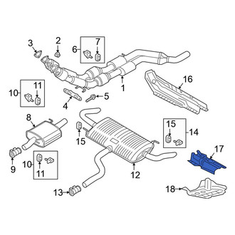 Volkswagen OE - Center Floor Pan Heat Shield