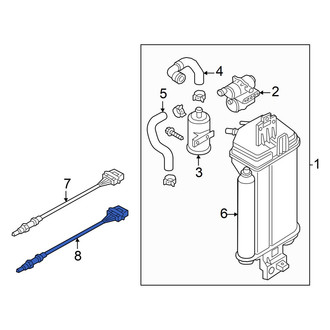 Volkswagen OE - Rear Oxygen Sensor