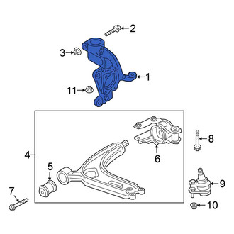 Volkswagen OE - Right Steering Knuckle