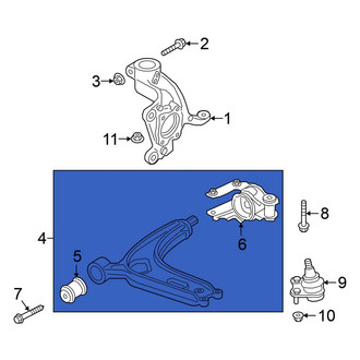 Volkswagen OE - Front Left Suspension Control Arm