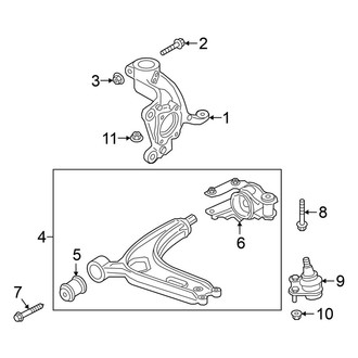 Volkswagen OE - Front Suspension - Suspension Components (S / SE / SE R-Line / SEL / SEL Premium / SEL R-Line)