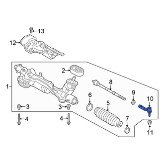 Volkswagen OE - Front Inner Steering Tie Rod End