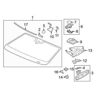 Volkswagen OE - Windshield - Glass (SE)